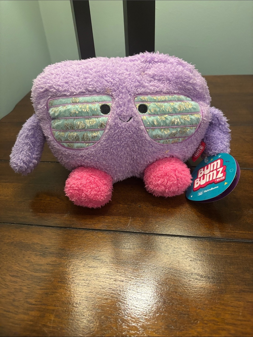 Bum bumz โStellaโ Plush Toy - Purple with Pink Feet